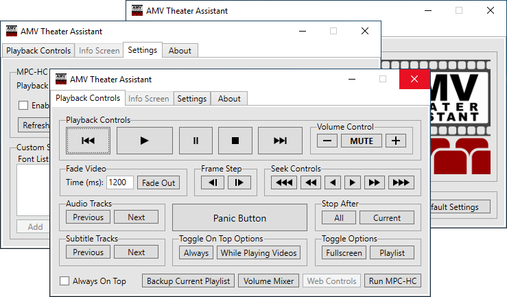 AMV Theater Assistant Screenshot