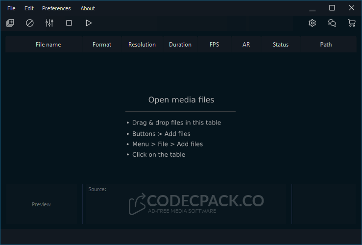 Cine Encoder Screenshot