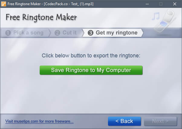 Free Ringtone Maker Portable Screenshot