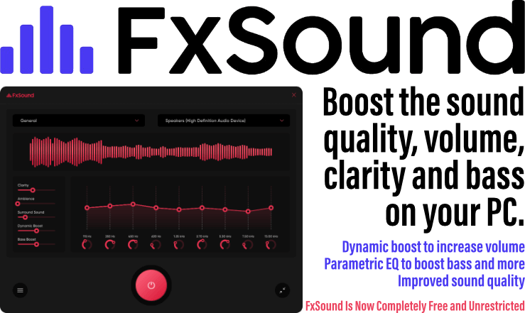 FxSound Screenshot