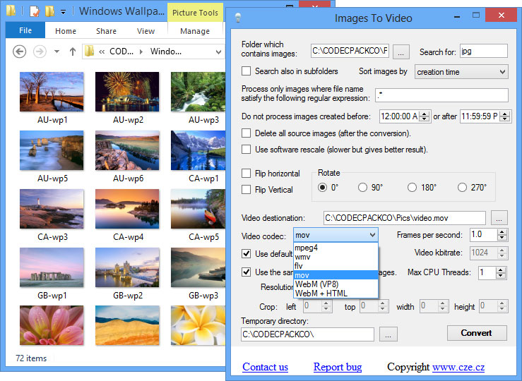 Images to Video Screenshot