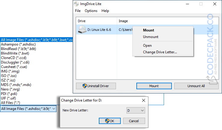 ImgDrive Lite Screenshot