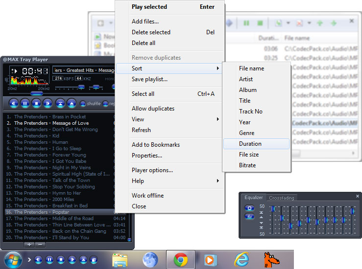 MAX Tray Player Screenshot