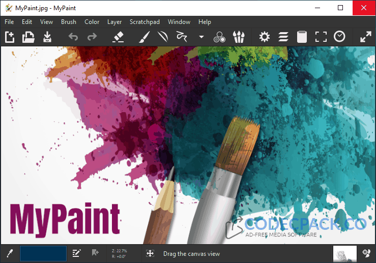 MyPaint Screenshot