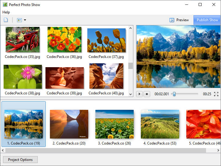 Perfect Photo Show Screenshot