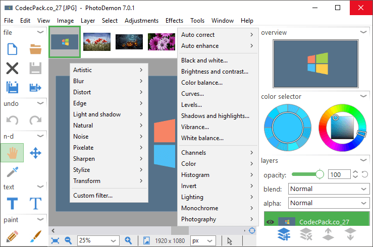 PhotoDemon Screenshot