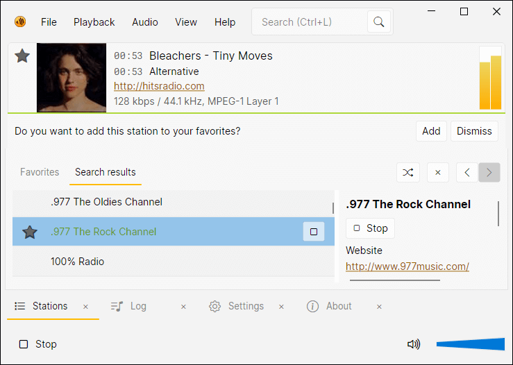 Screamer Radio Screenshot