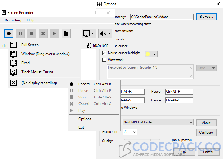 Screen Recorder Screenshot