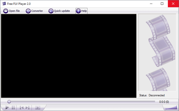 Tonec Free FLV Player Screenshot