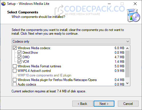 Windows Media Lite Screenshot