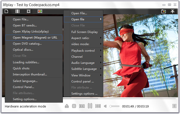 Xfplay Screenshot